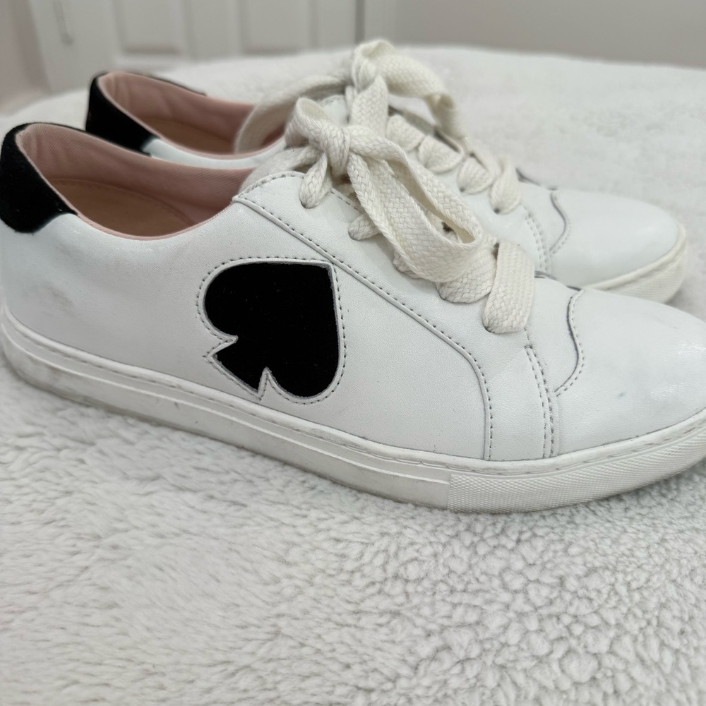 Kate Spade | Black and White Fez Sneaker - Picture 9 of 14